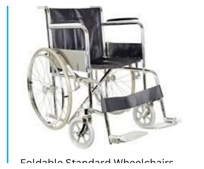 Foldable Standard Wheelchair